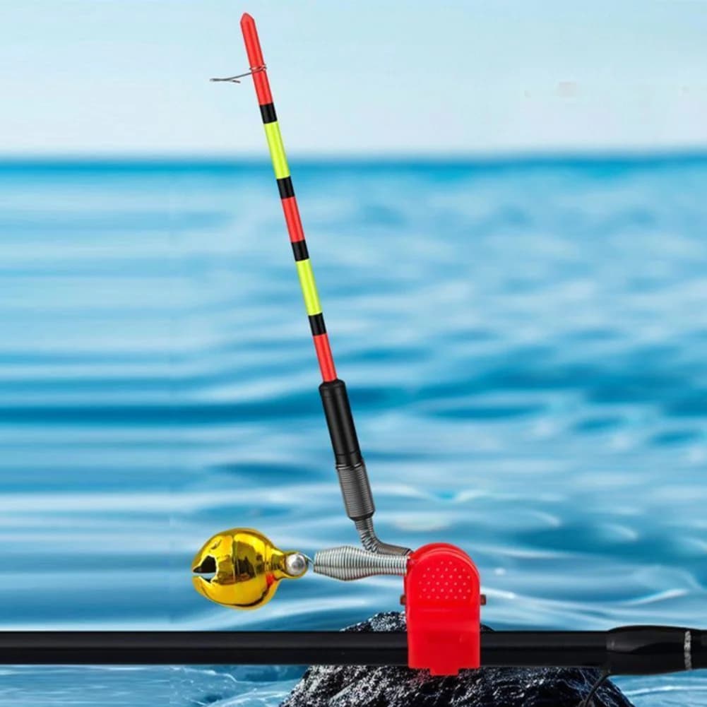 Flotteur alarme LED indicateur de touche lumineux pour pêche nocturne grande flottabilité avec batterie