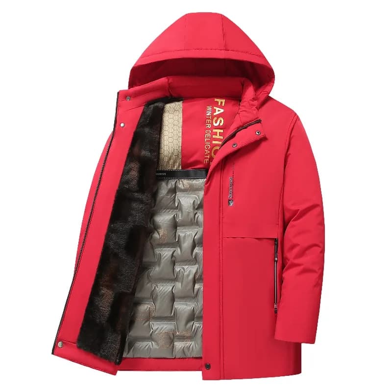 Veste matelassée pêche hiver imperméable - Veste polaire confortable coupe-vent pour pêche loisir extérieure