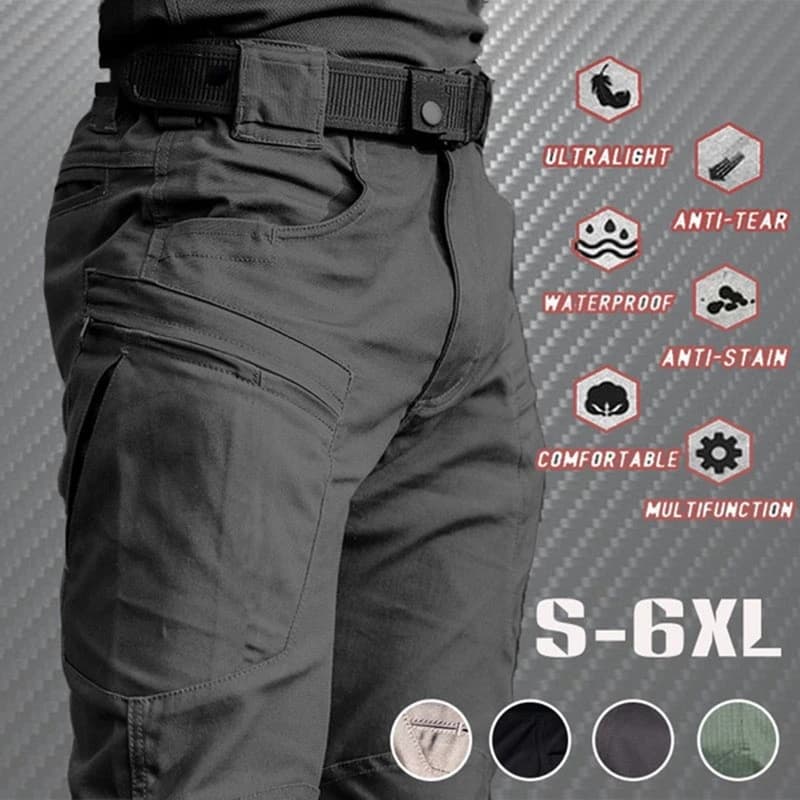 Pantalon cargo tactique imperméable homme été 2023 - Pantalon militaire respirant séchage rapide pêche