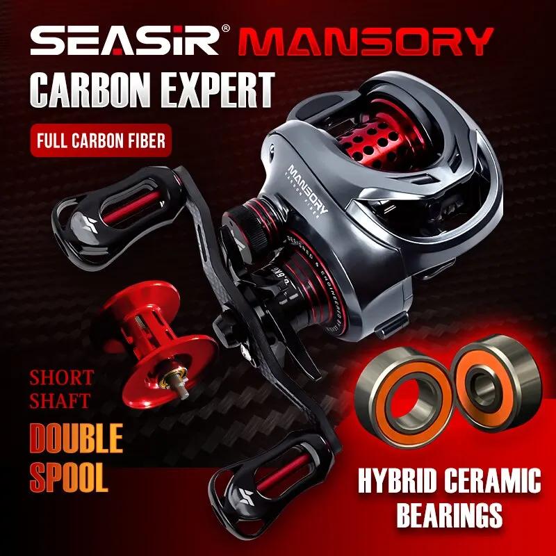 Seasir Mansory Baitcasting Fishing Reel 146g Ultralight Carbon 11+1 7.3:1 HS Rat
