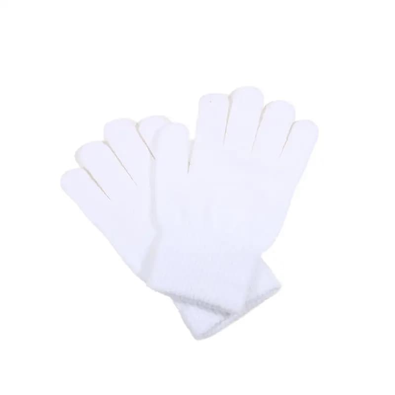 Gants d'hiver cinq doigts tactiles pour pêche et vélo - Chauffants tricotés anti-vent étudiants