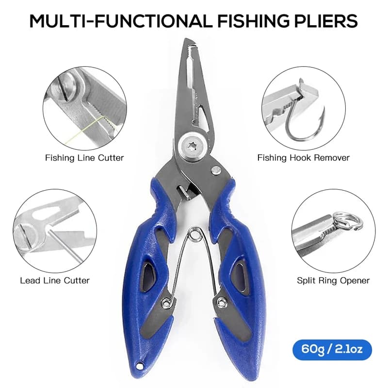 Kit pêche 263 pièces avec boîte à accessoires : pinces, leurres, hameçons et plombs complets