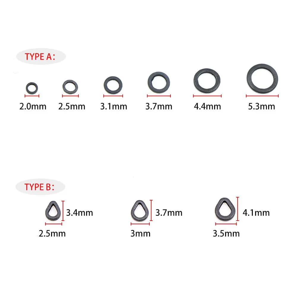 50 Pièces Swivels Ronds pour Pêche à la Carpe - Accessoires Montage Hair Rig Chod Pop up Boilie