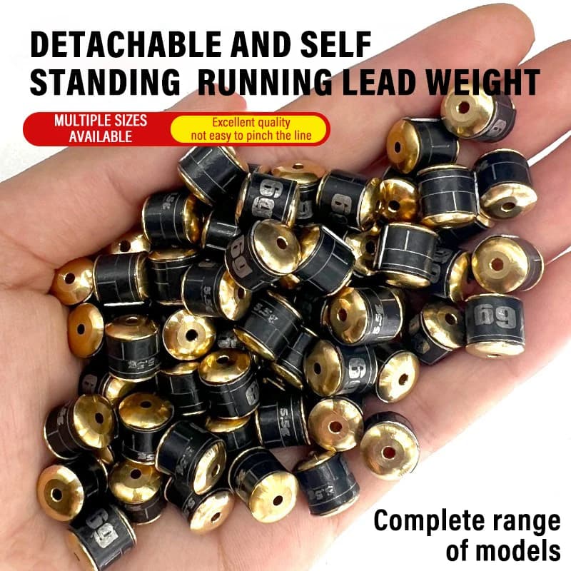 Plombs pêche détachables 1.5g-6g libération rapide casting précision accessoires pêche extérieure