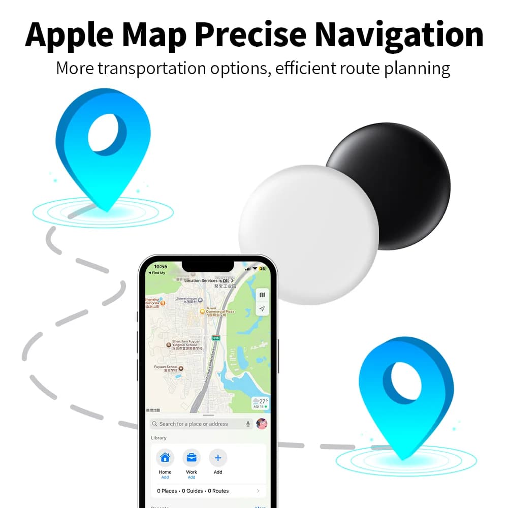 Tracker Air magnétique compatible Apple Find My - Localisateur GPS puissant pour pêcheurs iPhone