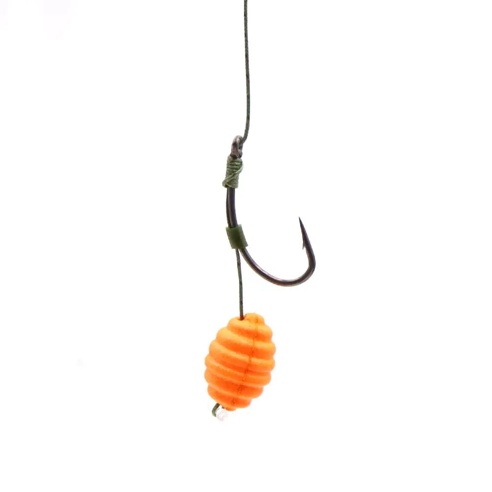 Feeder méthode 8PCS - Montage cheveu pop-up soie chrysalide haute flottabilité pour carpe