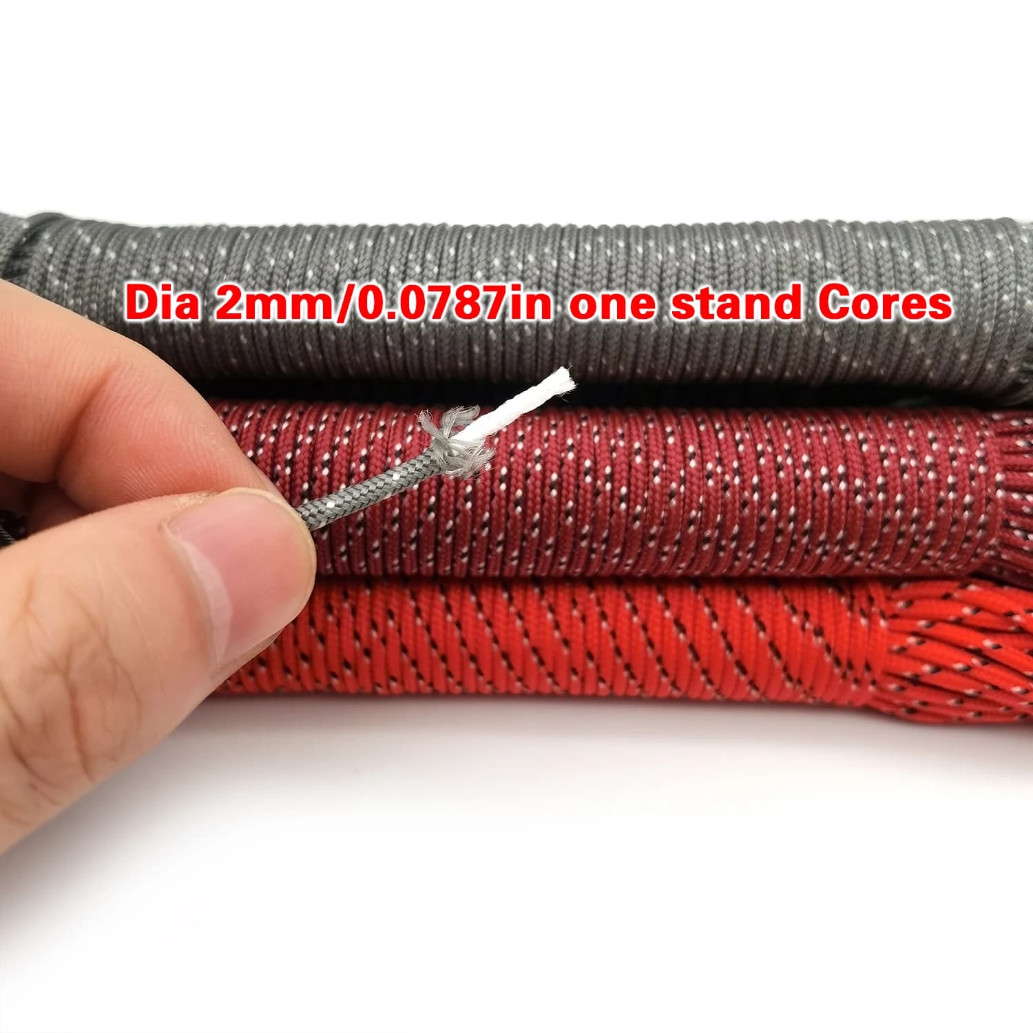 Paracord 100 couleurs 31 mètres - Corde parachute pour pêche, camping et survie