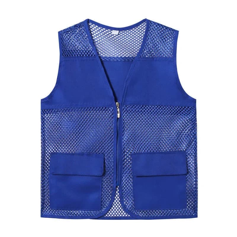Veste de pêche légère homme à logo imprimé pour groupe bénévolat et travail en extérieur