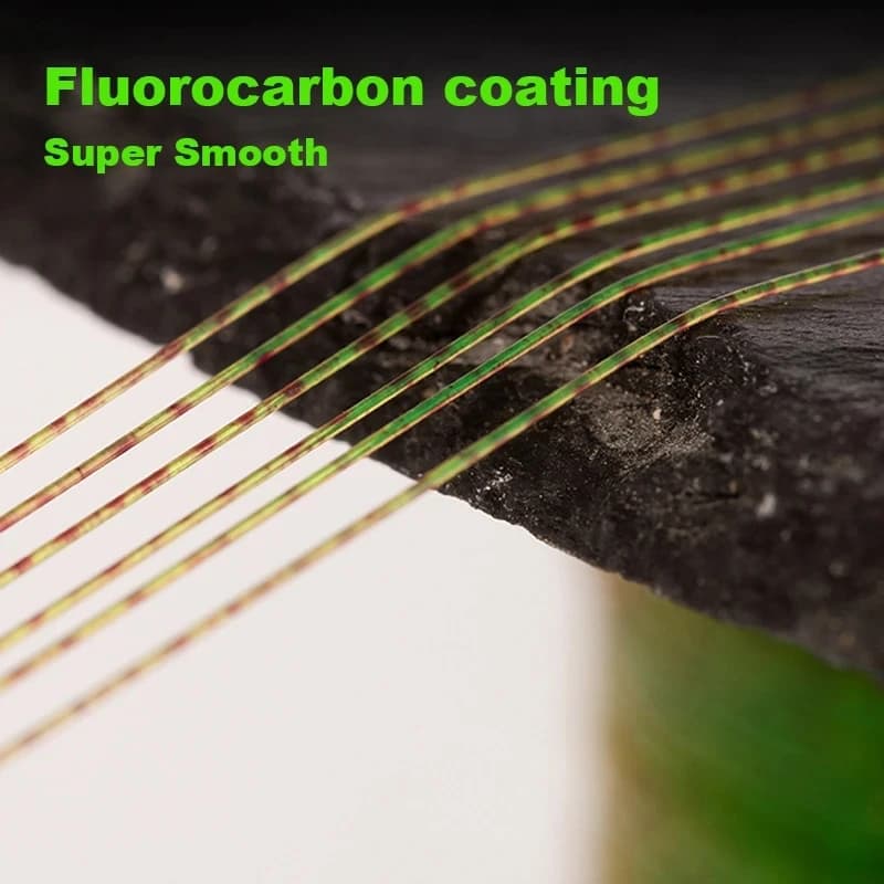 Ligne de pêche fluorocarbone 1000M invisible et super résistante pour pêche discrète