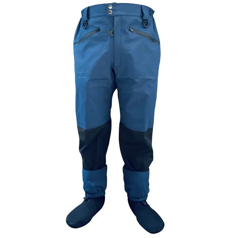 Waders de pêche à la mouche 4 plis respirants - Pantalon de guêtres imperméable pour hommes