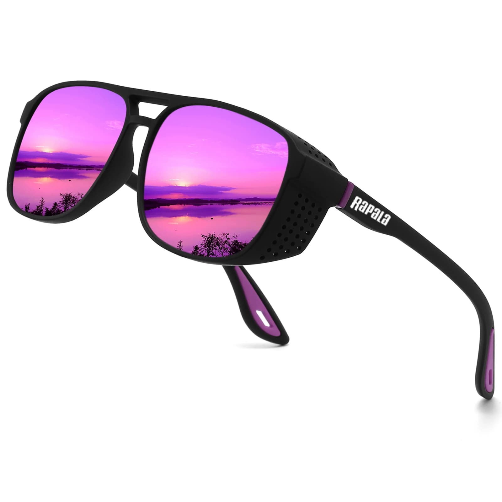 Lunettes Rapala pêche professionnelle - Verres polarisés anti-vent pour pêche sportive intensive