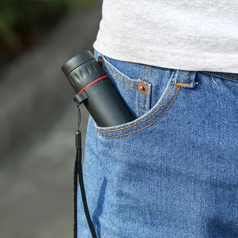 Mini télescope monoculaire 2000x24 portable HD vision nocturne étanche pour randonnée observation oiseaux