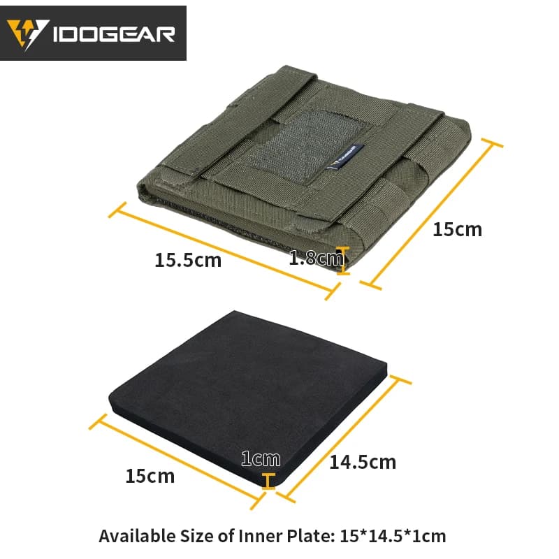 Poche plaque latérale tactique IDOGEAR JPC2.0 AVS pêche chasse camouflage MOLLE