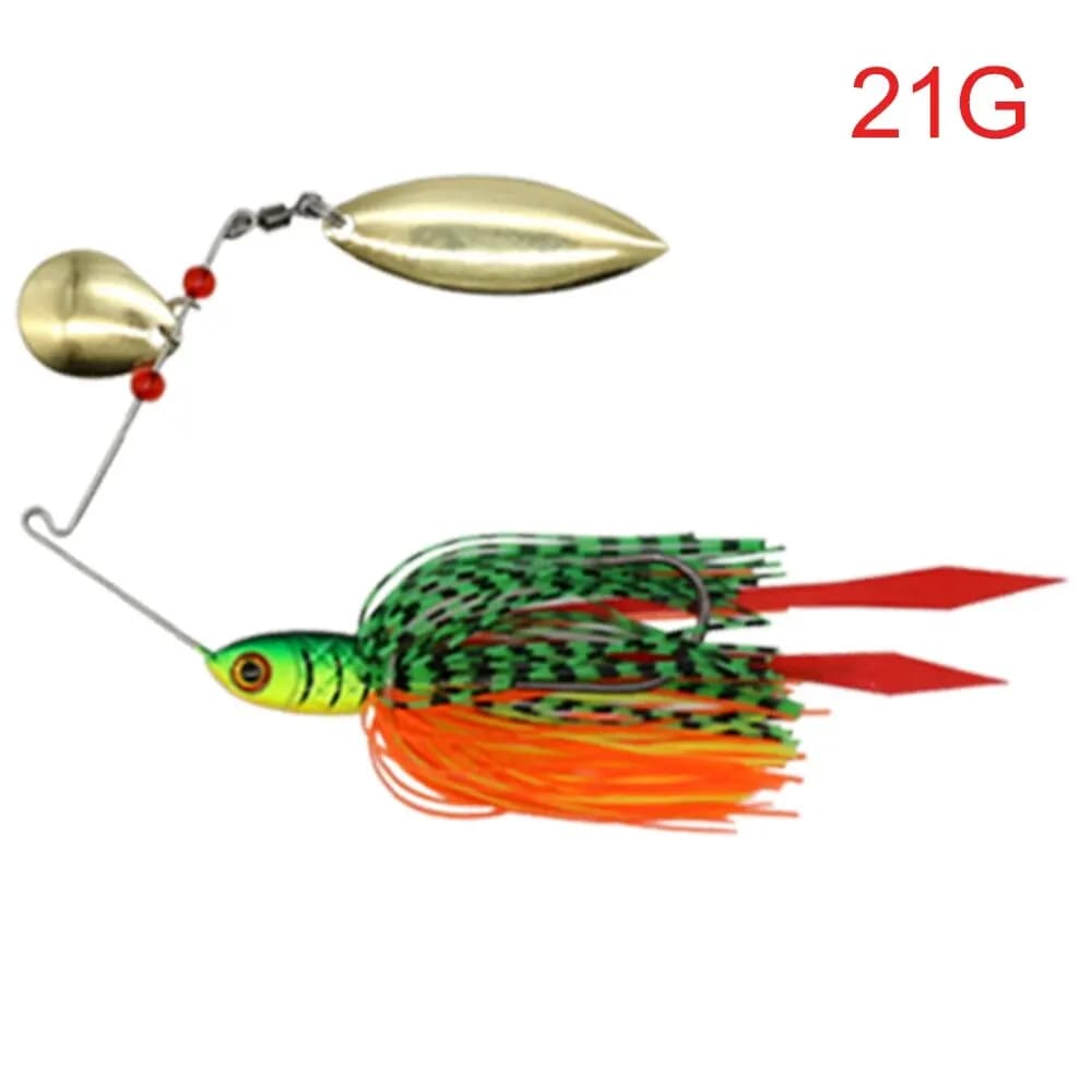 Leurre Spinner Bait Chatterbait 16G-21G pour pêche du black bass - Kit complet wobblers