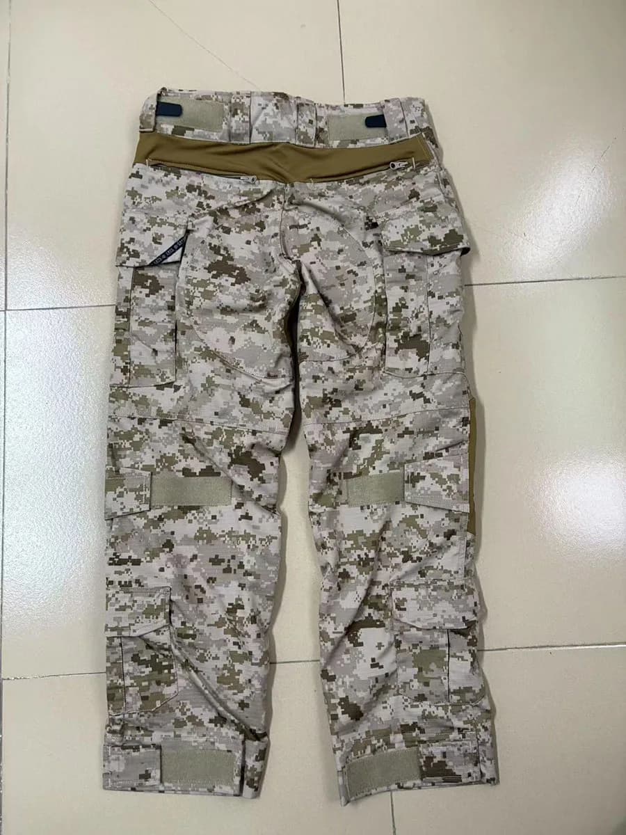 Pantalon tactique AOR1 polyester-coton homme - Pêche désert, digital, entraînement armée fans