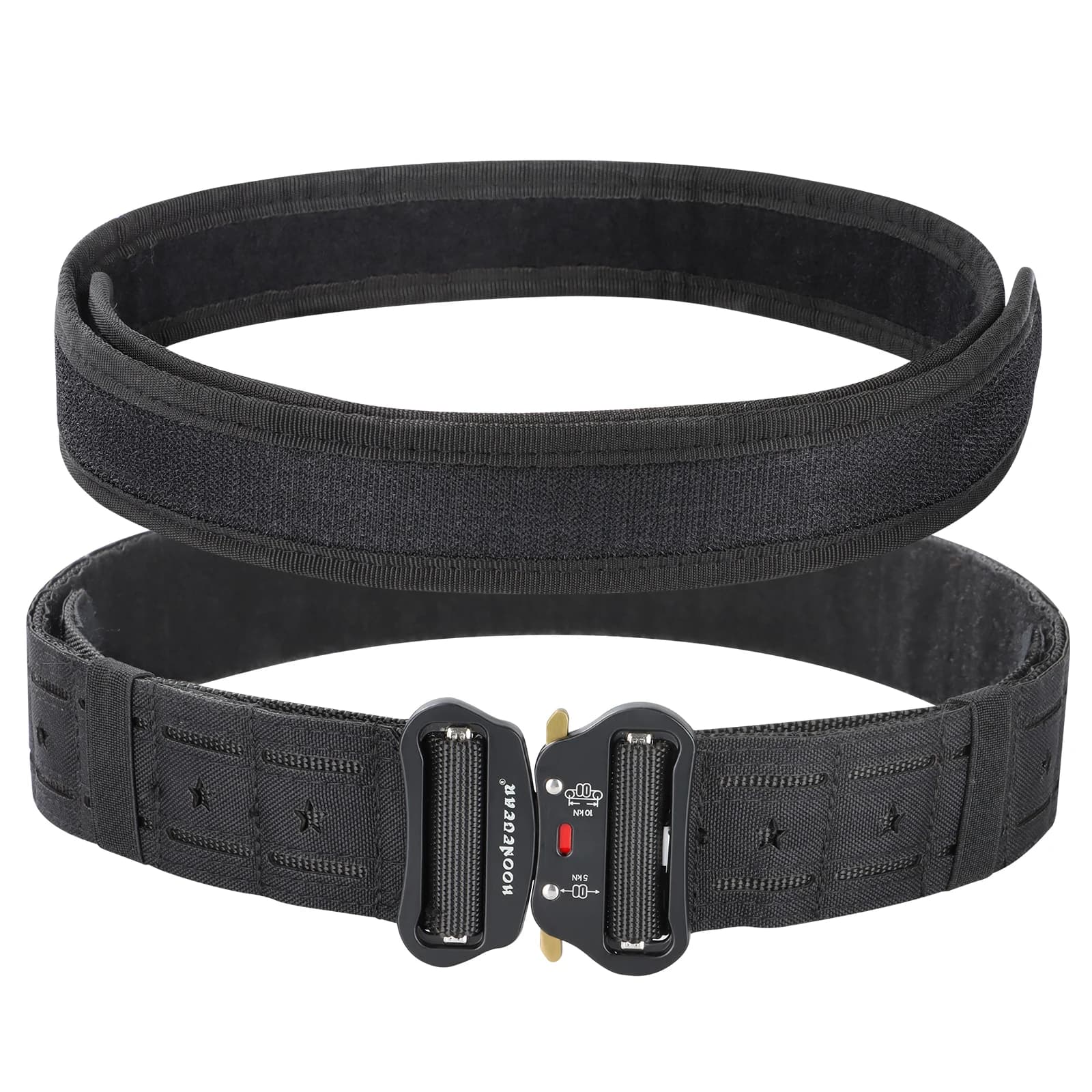 Ceinture tactique 2 pouces boucle métal rapide Molle laser camouflage pêche chasse ceinture homme