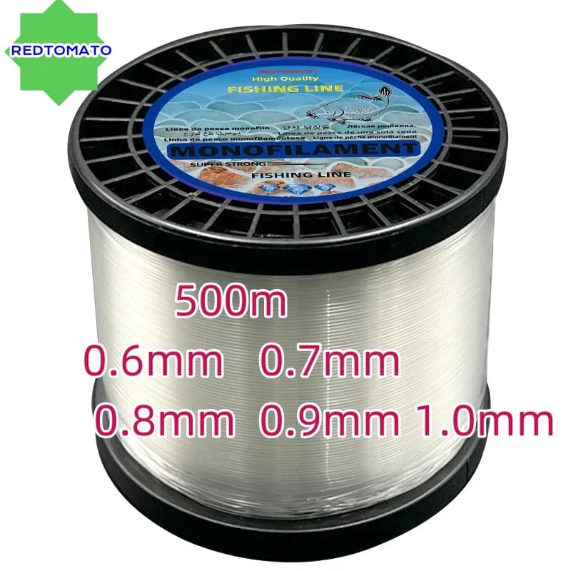 Ligne monofilament 500m pour pêche en mer gros poissons et requins