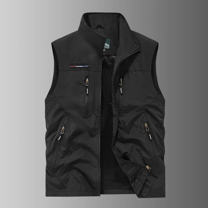 Veste de pêche chaude homme en cuir doublée polaire pour plein air automne hiver