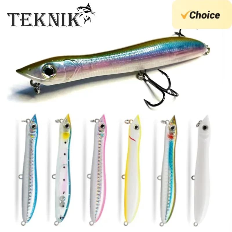 Leurre de pêche Popper Patchinko Teknik 100mm 140mm - Leurre dur flottant appât artificiel surface