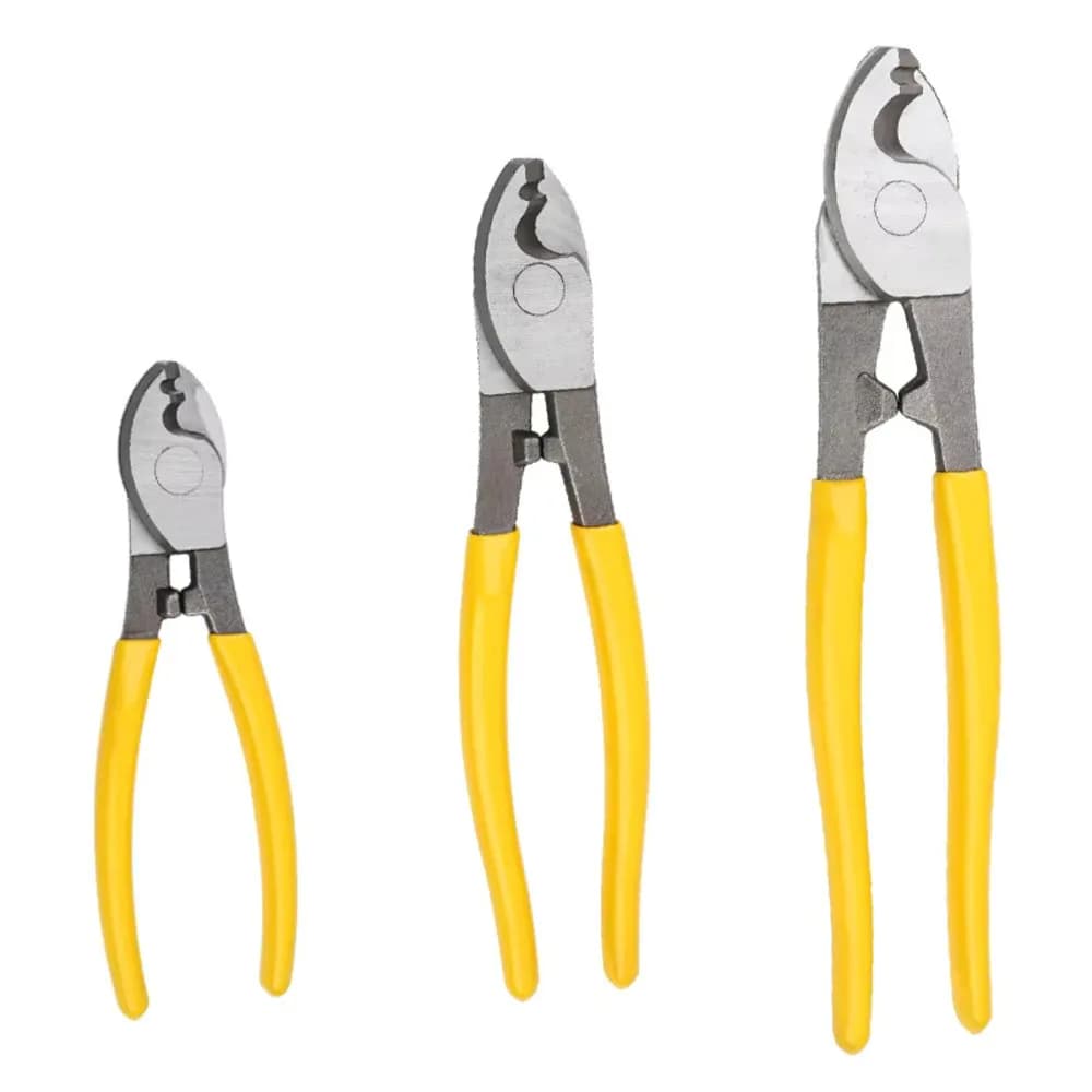 Pince dénudeuse isolée antichoc avec coupe-câble électrique antidérapante pour travaux en sécurité maximale