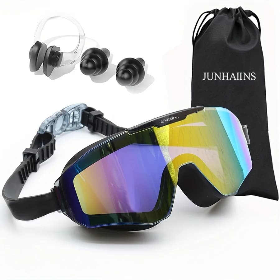 Nouvelles lunettes de natation électroplaquées HD grand cadre accessoires plongée apnée pêche sous-marine