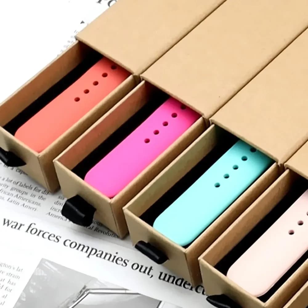 Bracelet silicone pour Apple Watch - Compatible tous modèles, résistant eau et sel pour pêcheurs