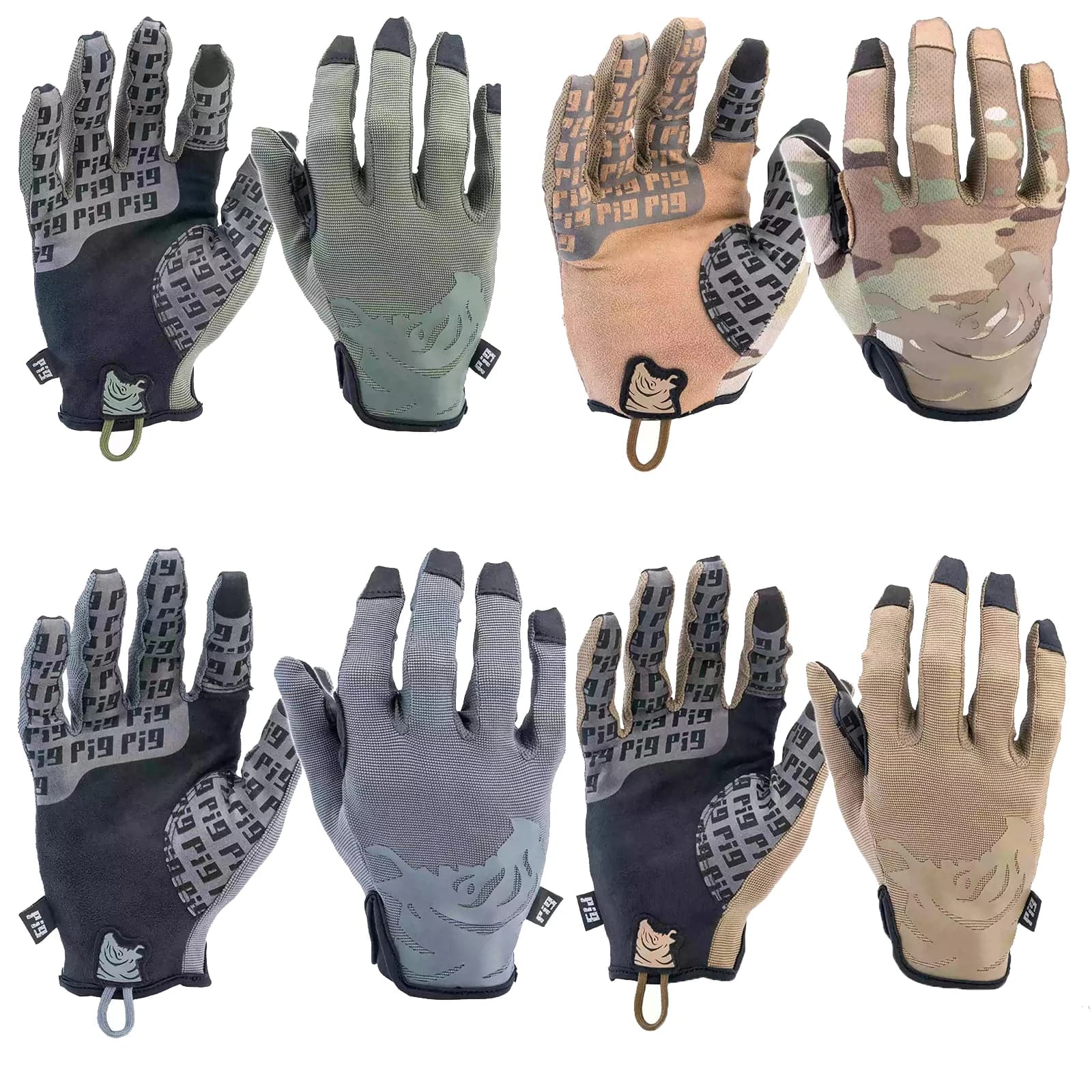 Gants raffinés PIG FDT pêche écran tactile léger passionné pêcheur opération