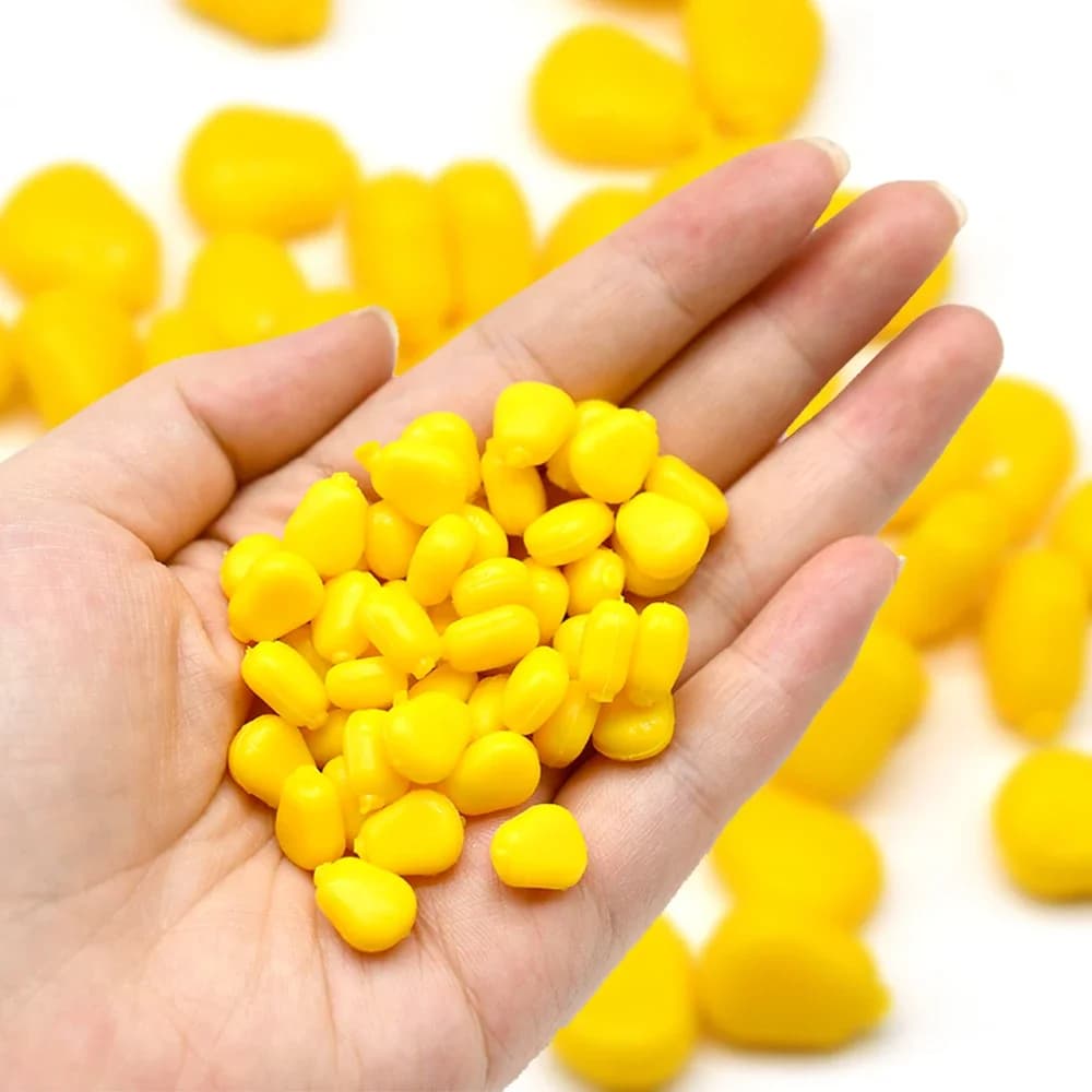 Maïs silicone flottant MNFT - 25/50 pièces appâts souples parfumés pour pêche fine de la carpe