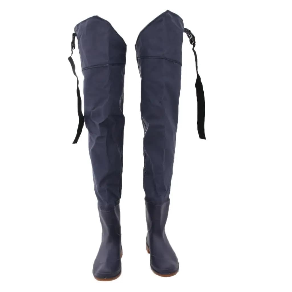 Bottes waders étanches pêche taille US 8 avec semelle antidérapante pour hommes