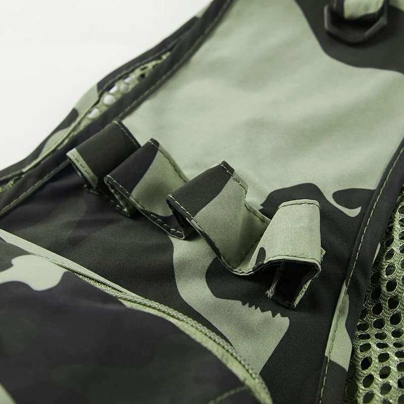 Veste camouflage homme sans manches été multi-poches pour pêche travail et loisirs