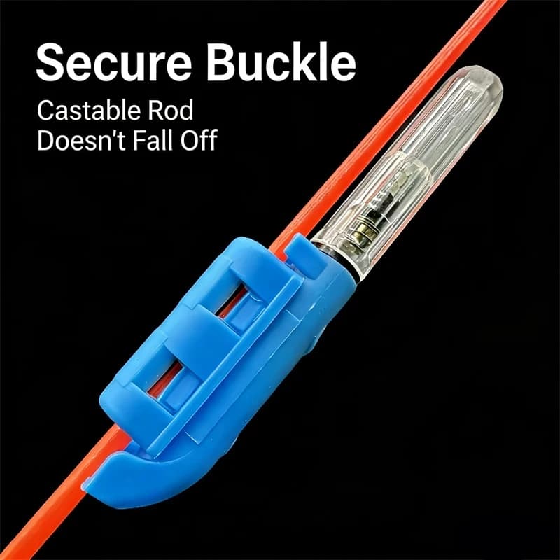 Kit 2 lampes électroniques pour scion canne pêche nuit - capteur sensible alarme roche