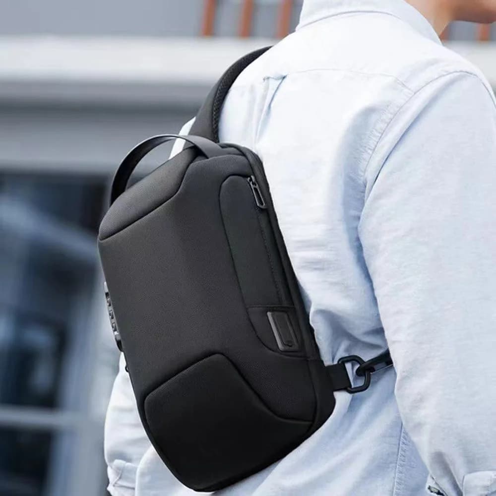 Sac à bandoulière portable avec double fermeture étanche pour Steam Deck - Étui anti-choc