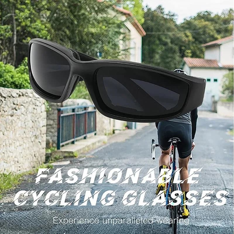 Lunettes cyclisme extérieur protection yeux ski pêche tactiques sport éponge bloque efficacement 1 pièce
