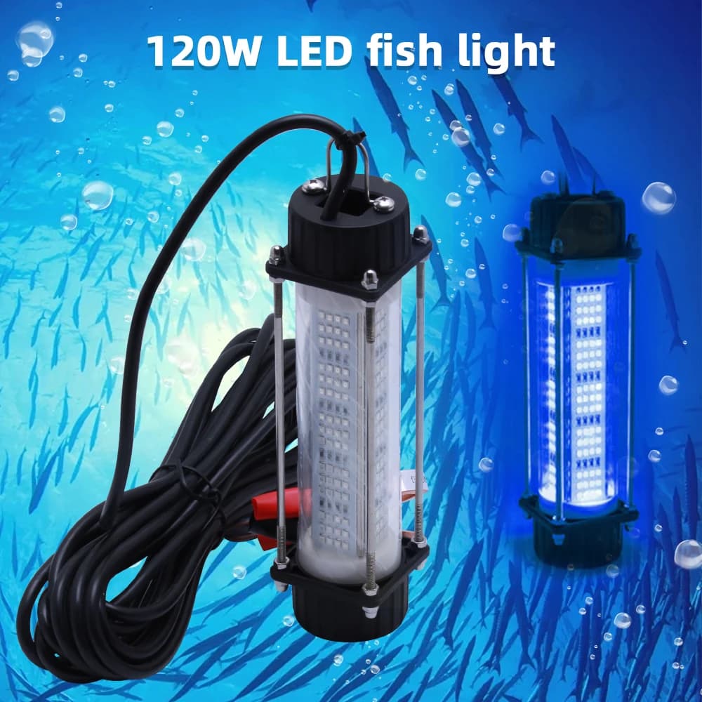 Lampe de pêche puissante à large spectre pour attirer efficacement les poissons en profondeur