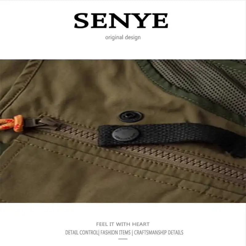 Veste tactique pêche rétro américaine - Veste multi-poches fonctionnelle pour travail en montagne été