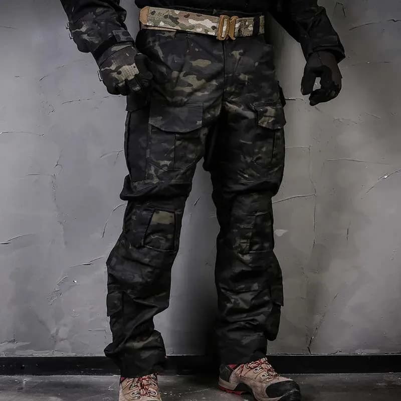 Pantalon tactique AUKU G3 camouflage chasse imperméable - Vêtements pêche technique