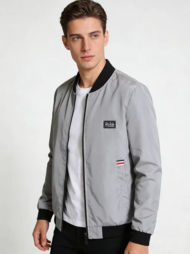 Veste légère homme pêche printemps automne coupe-vent poches zip décontractée pêche sportive