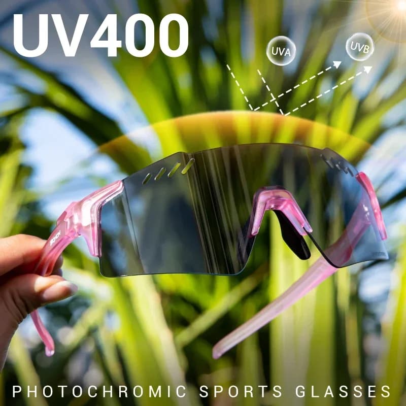 Lunettes de pêche photochromiques SCVCN - Protection UV400 pour homme et femme - Sport outdoor