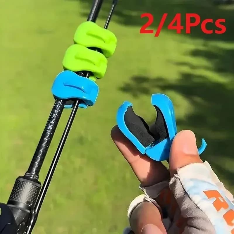Portable support de canne à pêche plage détachable, clip fixe attache rapide pour 2 à 4 cannes
