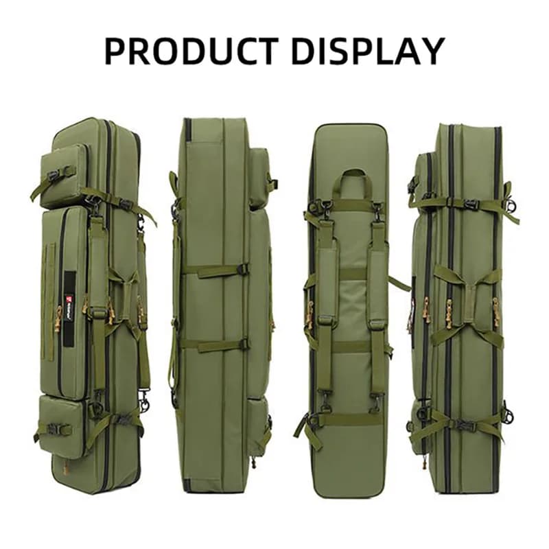 Sac de transport pour cannes à pêche 70-130cm étanche multifonction avec compartiment moulinet XA203G