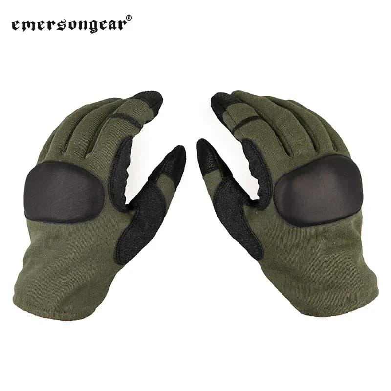 Gants tactiques Emerson cuir protection pêche chasse - doigts complets vélo airsoft activités outdoor