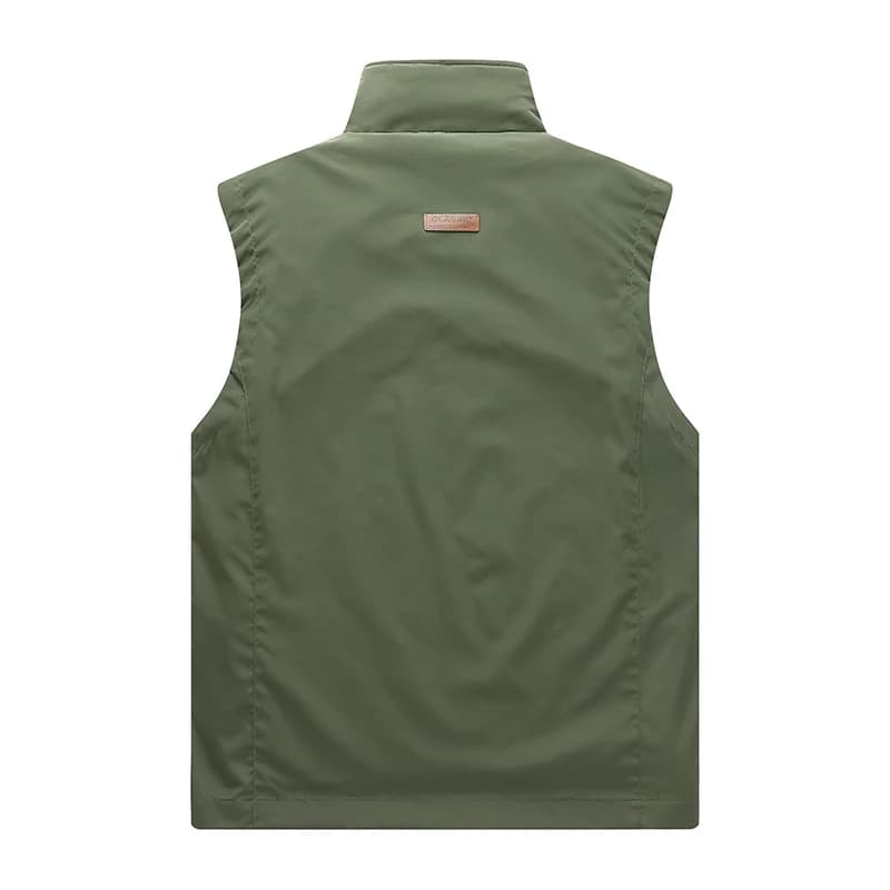 Gilet sans manches respirant homme multi-poches pêche tactique sport grand taille 6XL printemps