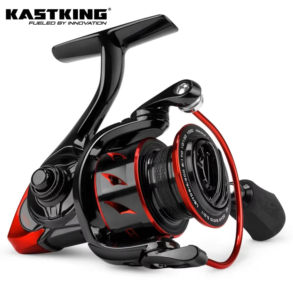 Moulinet KastKing Sharky III résistance eau - Frein 18KG - Innovant pour pêche brochet black-bass puissance