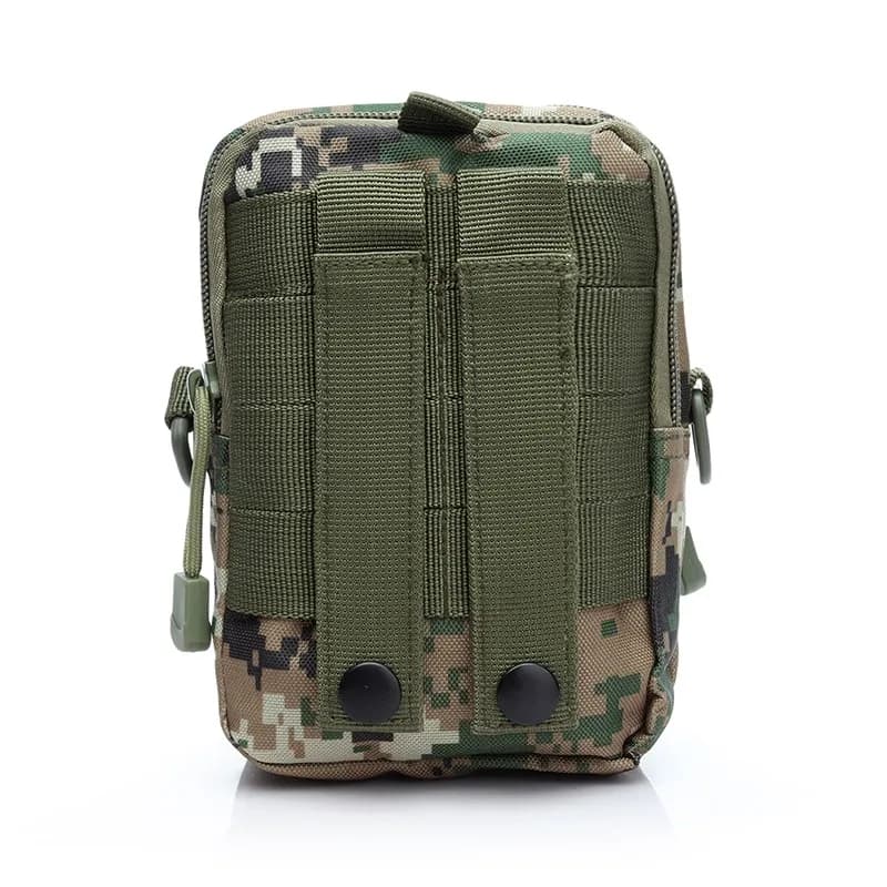 Sac banane camouflage pêche tactique - Ceinture zippée étanche pour téléphone et accessoires pêche