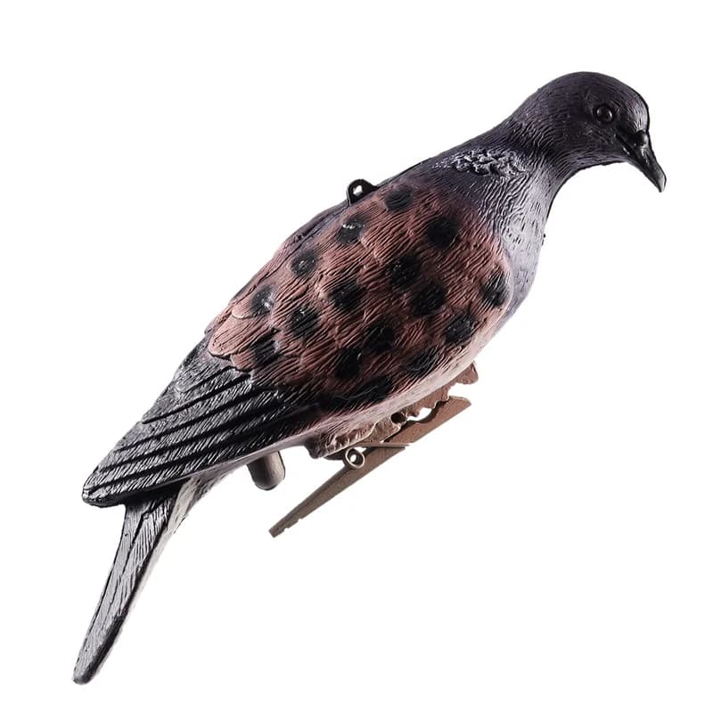 Leurres colombe 3 pièces protection jardin - Appâts pigeons bio mimétiques chasse oiseaux