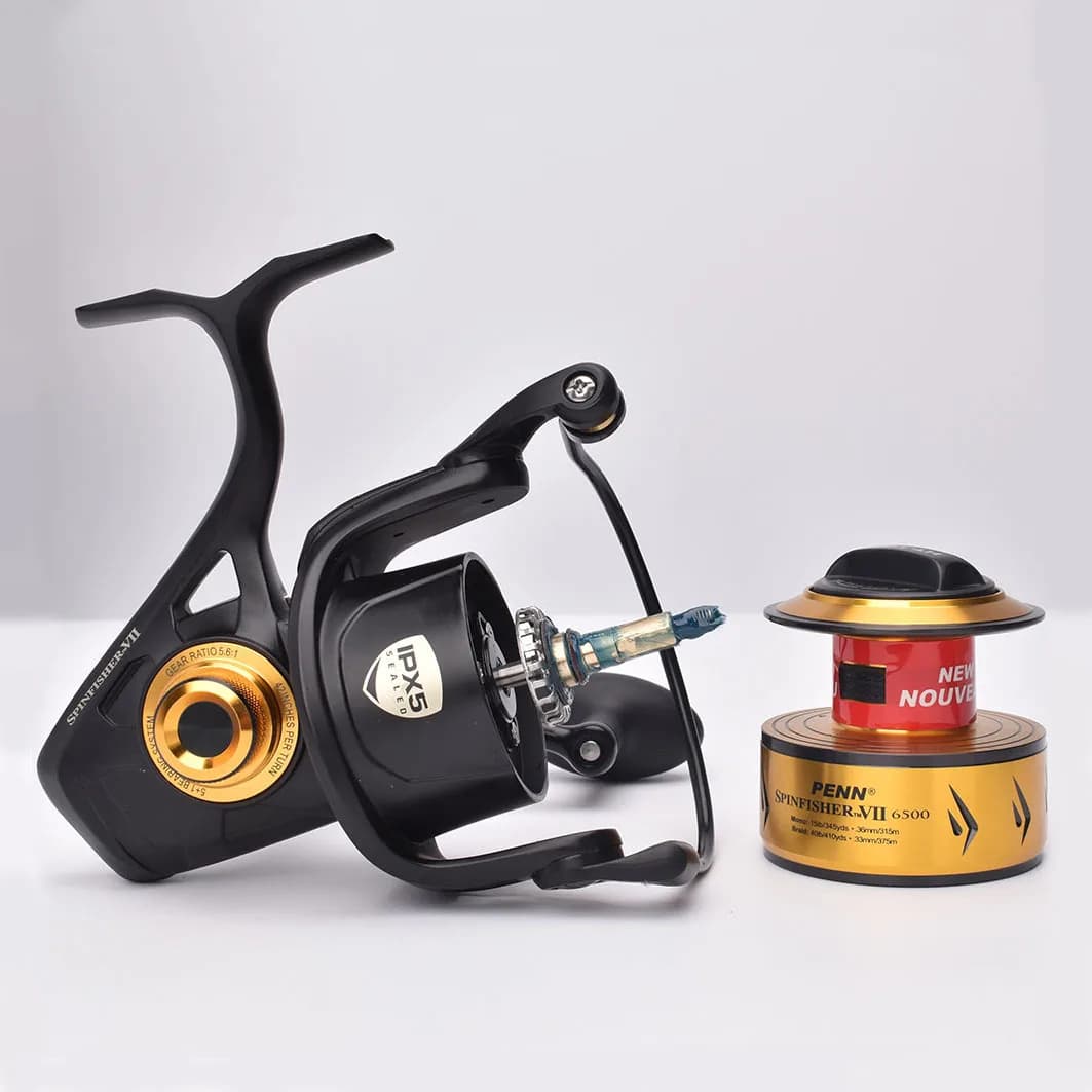Moulinet de pêche mer PENN SSVII 7500 à 10500, anti-corrosion pour poissons jusqu'à 13kg