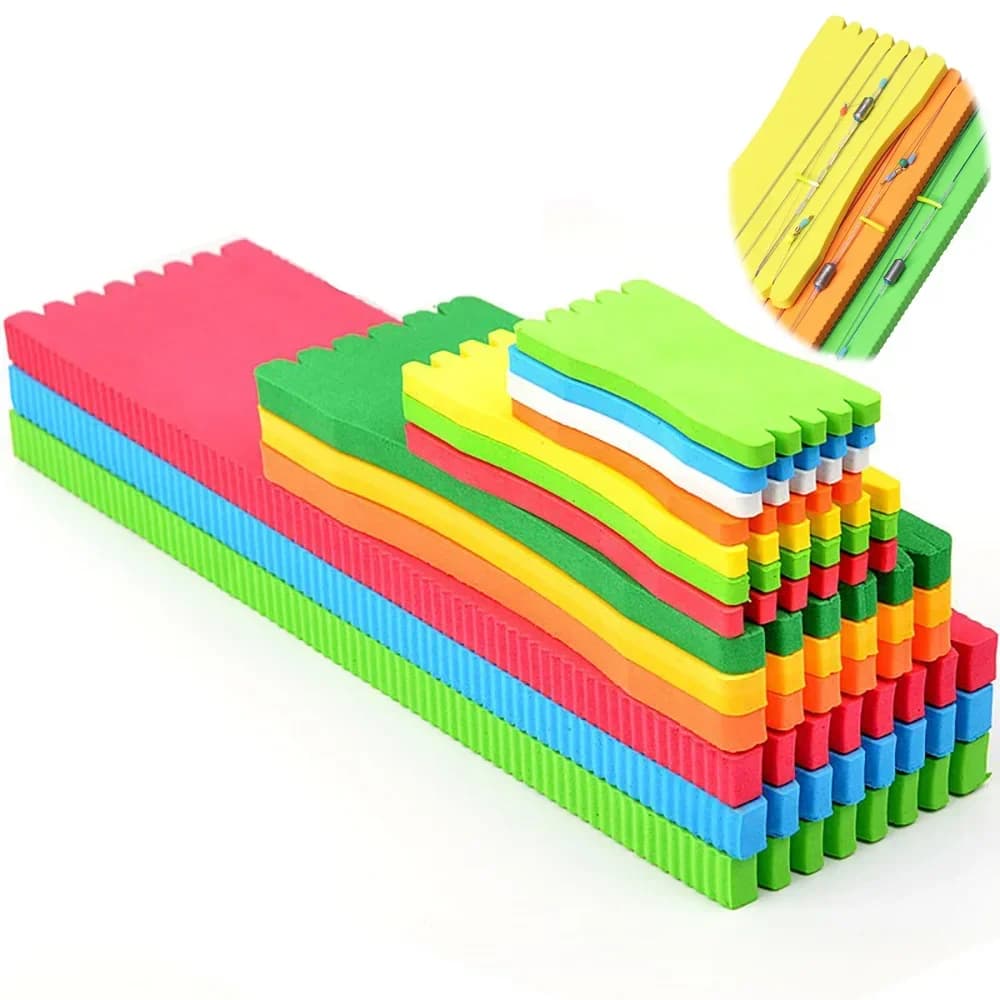 Plaque en mousse EVA pour rangement fils de pêche 8-21cm - Organisateur montages pêche portable