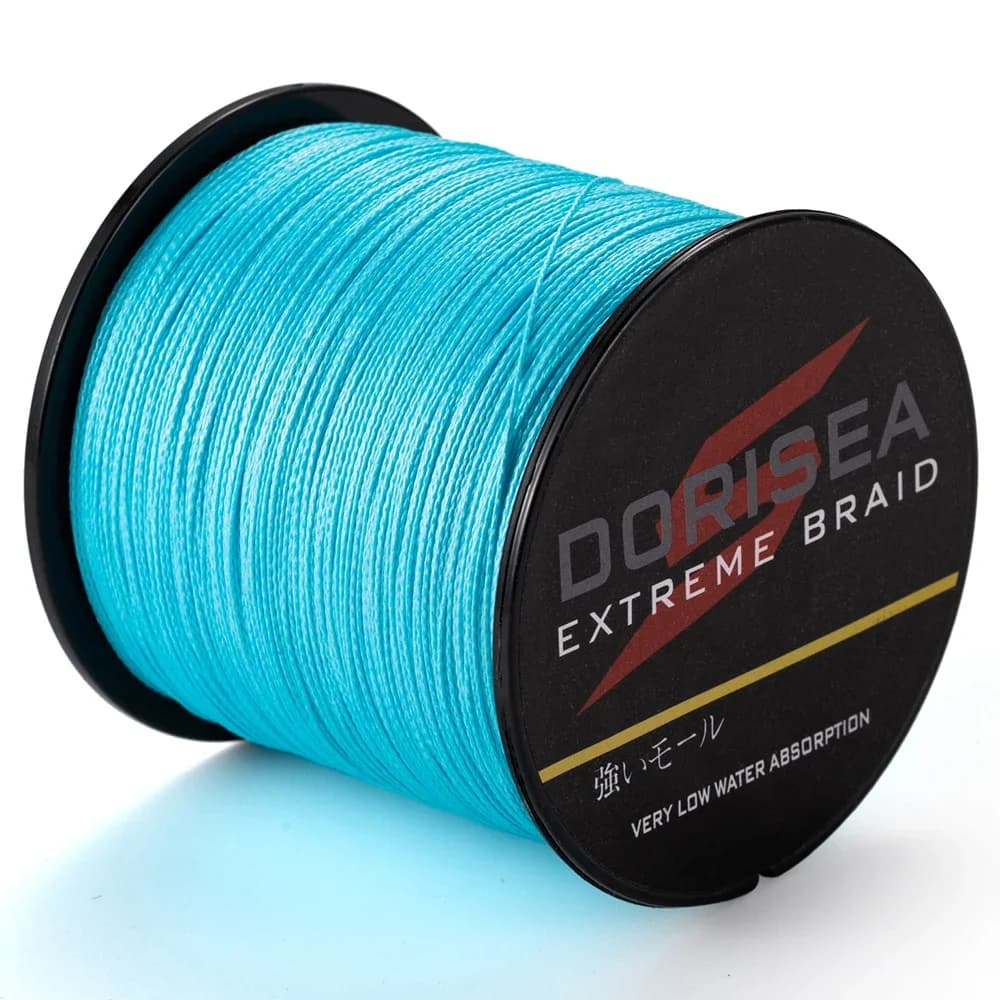 Ligne de pêche DORISEA X4 multifilament PE extrême 100m, résistance 6 à 100LB pour pêche sportive