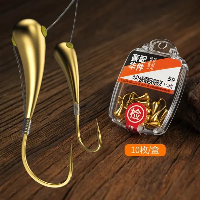 10 hameçons crank haute résistance anti-rouille - pointes ultra-affûtées pour pêche des carnassiers