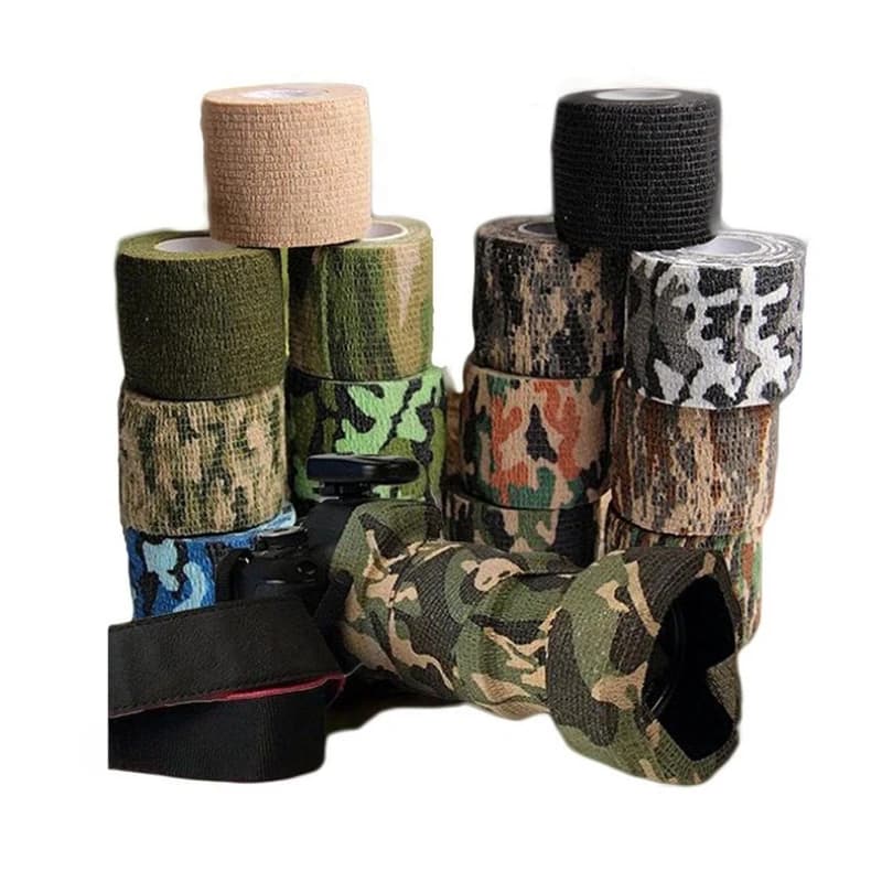 Ruban camouflage enrouleur outil pêche vélo - Imperméable discrétion chasse camping accessoires